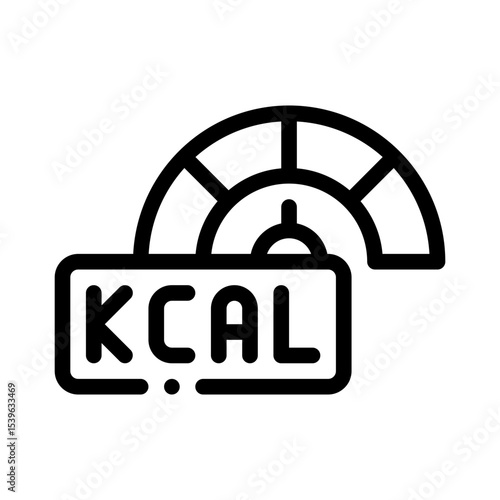 calories line icon