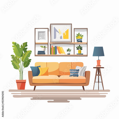 A clean room with minimal items and open space, symbolizing decluttering and peaceful living.