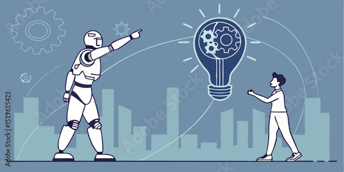 Robot and Human Collaboration Fostering Innovation and Creative Problem Solving through AI Partnership