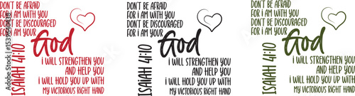 Inspirational Scripture Art Prints God's Strength and Comfort