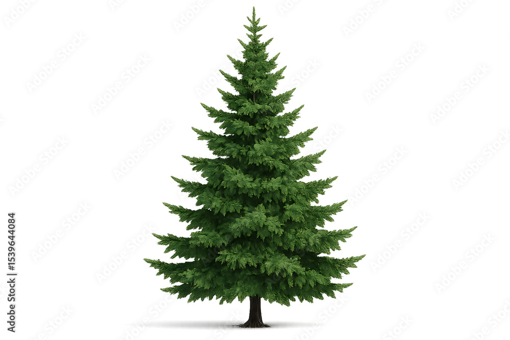 Lonely Spruce Tree isolated on transparent background Lonely Spruce Tree isolated on transparent background