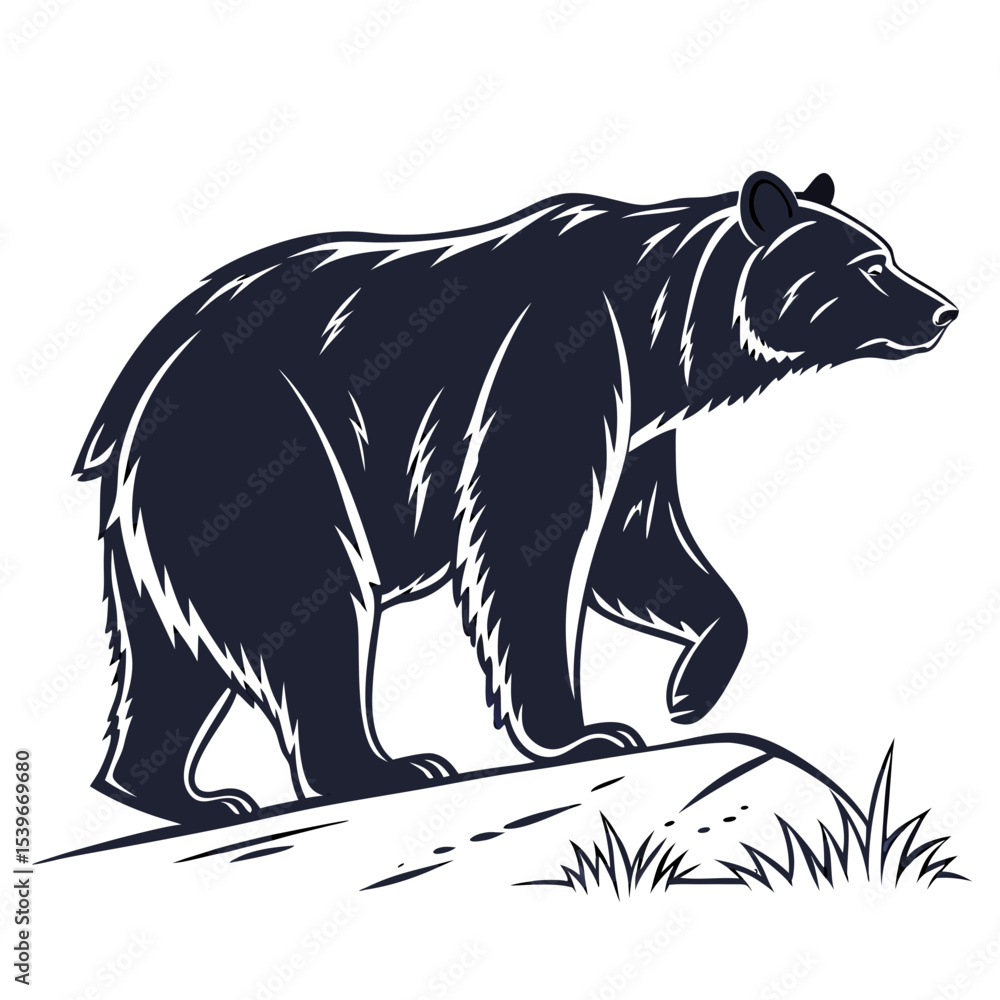 Bear Silhouette Vector Illustration – Wild Animal Silhouettes for Design and Decoration
Bear Silhouette Vector Illustration – Wild Animal Silhouettes for Design and Decoration