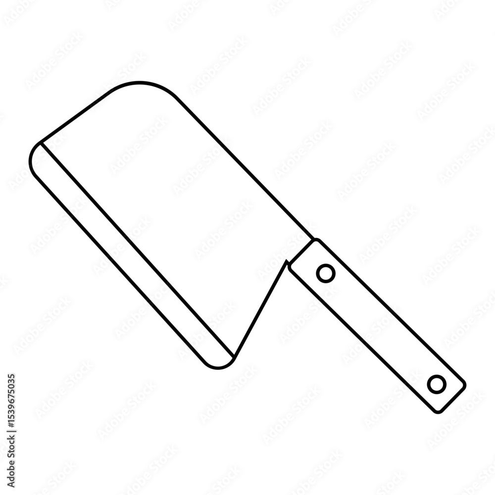 Kitchen knife icon vector. Cook knife illustration sign. Chef symbol. Cook logo.