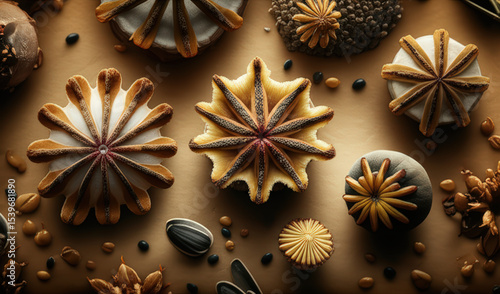 abstract background with stars