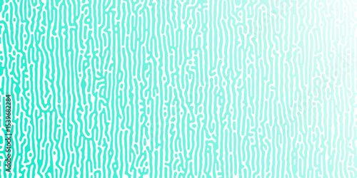 Abstract Turing organic wallpaper background. Linear design with biological shapes. Organic lines in Memphis. 260Turing reaction diffusion monochrome seamless pattern with chaotic motion.