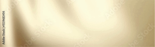 Smooth elegant golden silk drapery background. Textile texture. Vector illustration	
