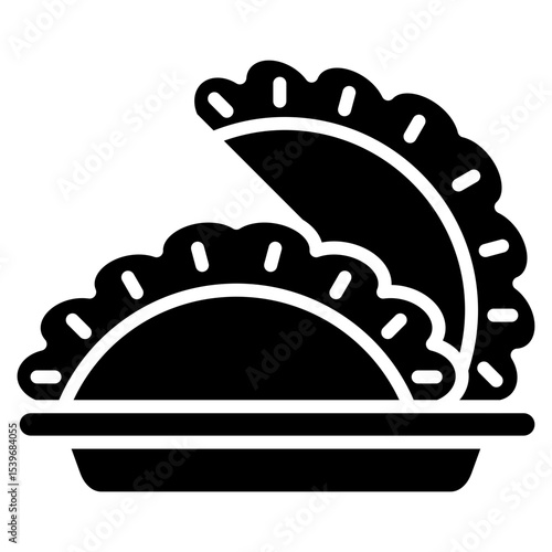 Dumplings glyph icon
