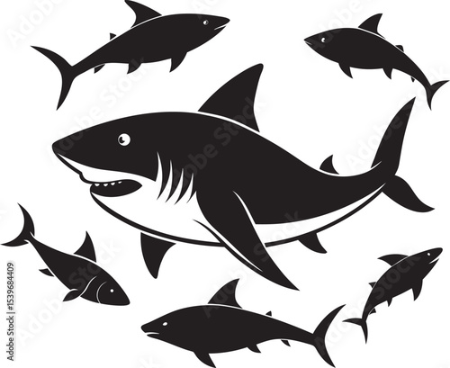 shark vector illustration