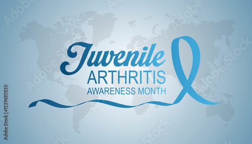 July is Juvenile Arthritis Awareness Month. Vector template Design for banner, greeting card, poster, prints, social media post ,flyer , T shirt with background.
