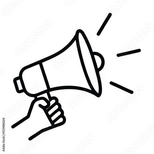 Announcement or Communication Vector Icon