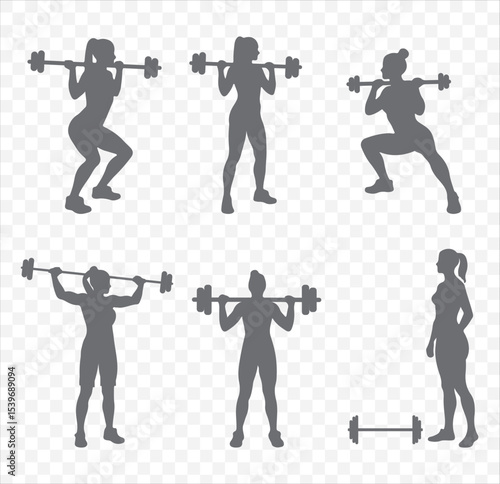 Transparent PNG available
Bodybuilding Female Silhouette Vector | Gym Fitness SVG Clipart for Workout Designs Muscular Man Flexing SVG | Bodybuilder Silhouette Vector on Transparent Background. EPS 10