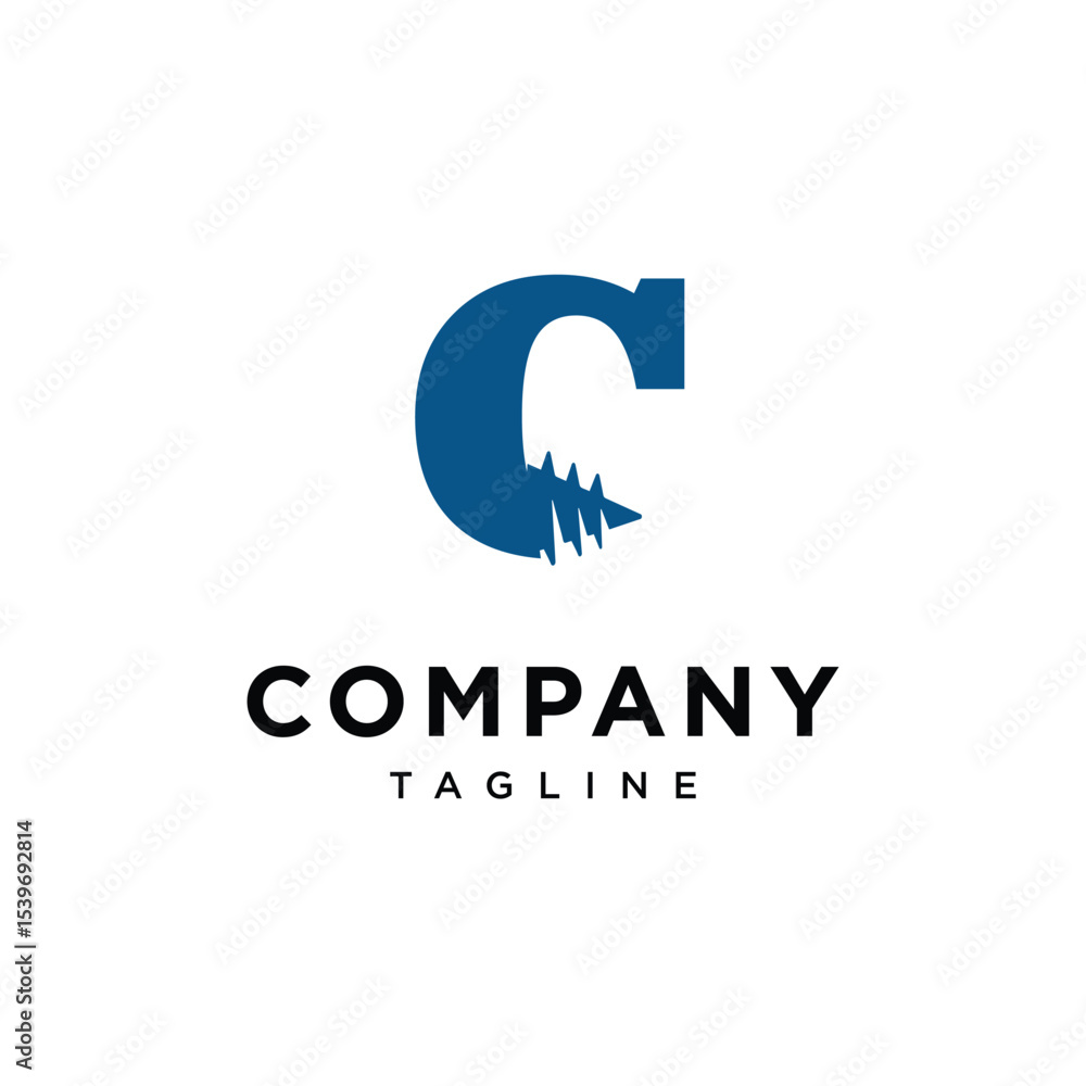 Letter C Screw logo Icon Vector Letter C Screw logo Icon Vector
