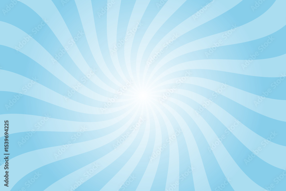 Candy color sunburst background. Abstract blue sunbeams design wallpaper. Colorful spinning lines for template, banner, poster, flyer. Sweet rotating cartoon swirl or whirlpool. Vector backdrop. Candy color sunburst background. Abstract blue sunbeams design wallpaper. Colorful spinning lines for template, banner, poster, flyer. Sweet rotating cartoon swirl or whirlpool. Vector backdrop.