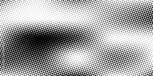 grunge Halftone white and black dots pattern and black gradient grunge texture background. Dotted line comic sport style vector illustration