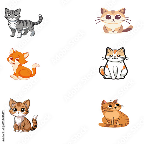 Cat Vector Set