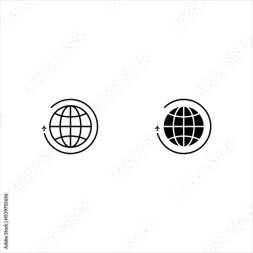 Worldwide icon set. for mobile concept and web design. vector illustration, eps 10.