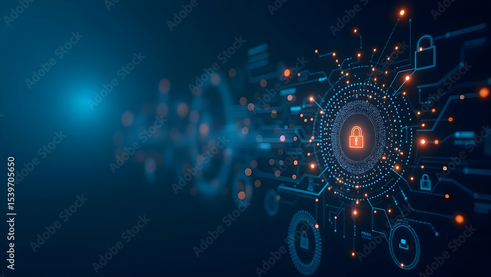 Obraz premium Robust Secure DevOps Practices: Integrated Security Automation & Continuous Compliance for Efficient Software Pipelines - Left Space for Text