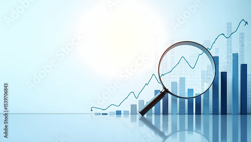 Economic Indicators Analysis: Key Metrics for Forecasting Market Trends - GDP, Inflation, Employment Rates & More (Empty Space for Text)