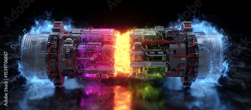 Exploded View of a Multicolor 6-Cylinder Engine with Glowing Parts and Tech Background

Dynamic 6-Cylinder Engine Design in Multicolor with Chrome and Carbon Fiber Textures

Colorful Mechanical Engine
