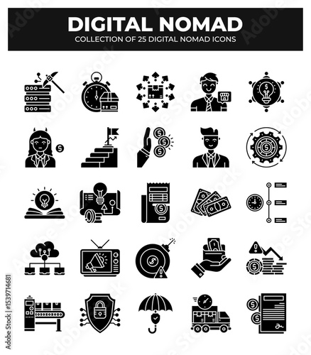 Digital Nomad Icons: Ultimate Guide to Remote Work and Online Business