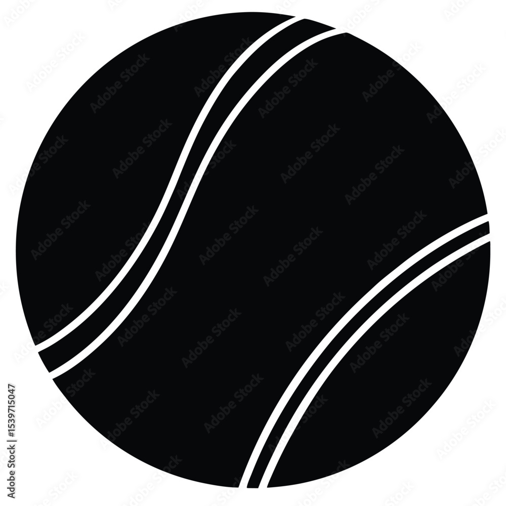 Monochrome tennis ball illustration featuring modern minimalist graphic design and iconic sport Monochrome tennis ball illustration featuring modern minimalist graphic design and iconic sport