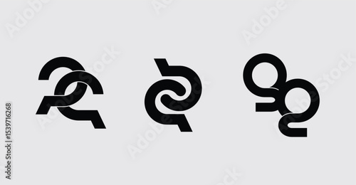 QQ logo with three options, for business logo, trademark or other logo