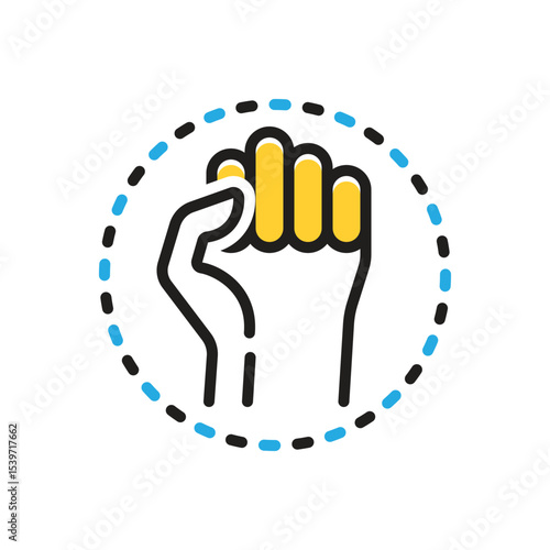 Multi color icon for resistance