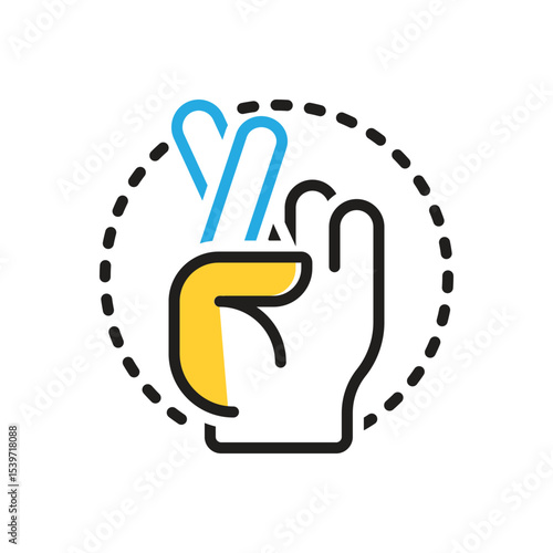 Multi color icon for swear