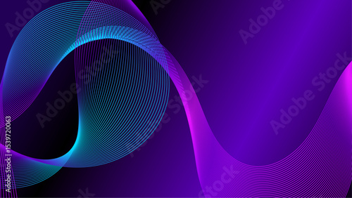 gradient blue and pink Abstract lineal shape background