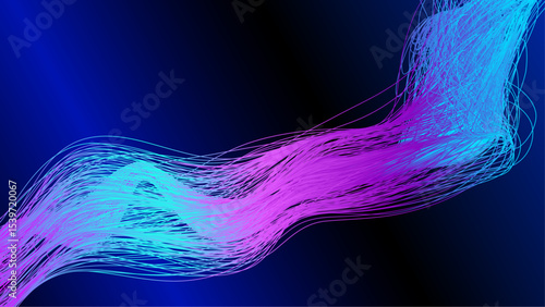 gradient blue and pink Abstract lineal shape background