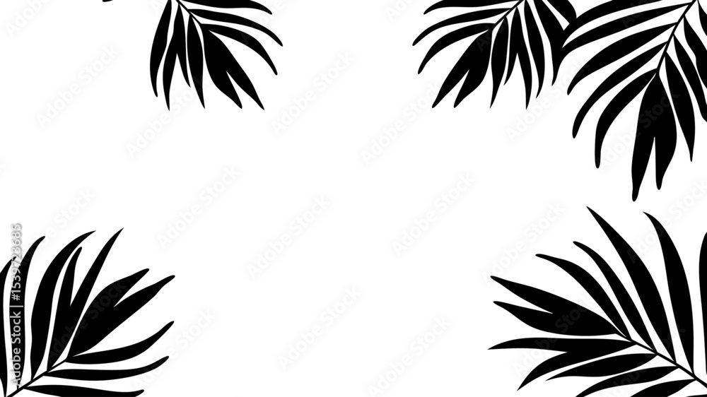 Tropical leaves background design summer concept Tropical leaves background design summer concept