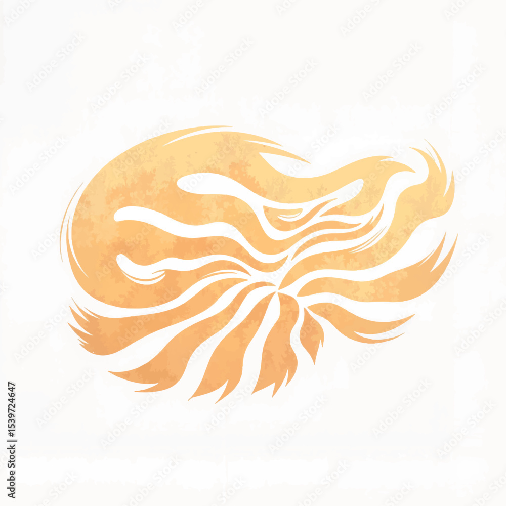 Obraz premium Elegant wind tracing pattern in sand, nature's artistry