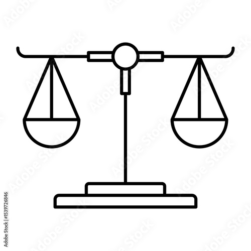 Legal Balance outline icon