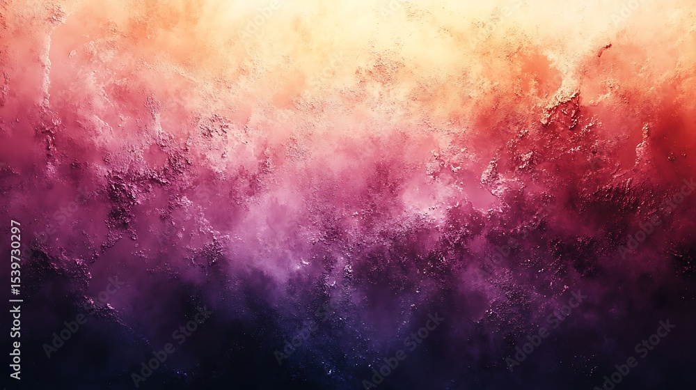 Fototapeta premium Abstract art textured background warm to cool tones pink purple orange