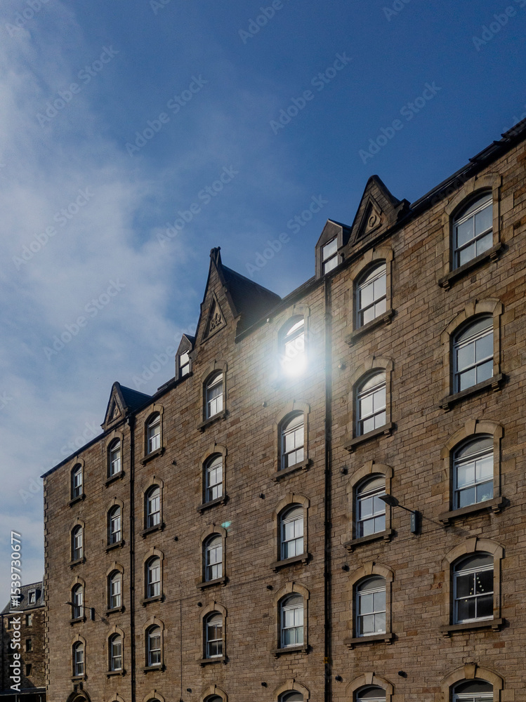 Fototapeta premium John's Place, Leith, Edinburgh, Scotland