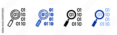 Bit icon sheet multiple style collection