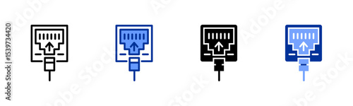 Ethernet icon sheet multiple style collection