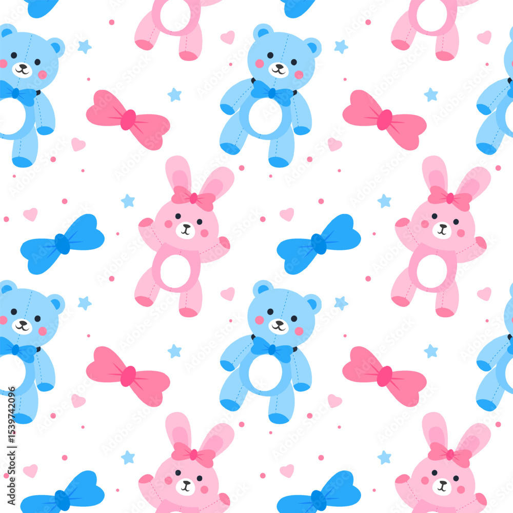 Doll Seamless Pattern Doll Seamless Pattern