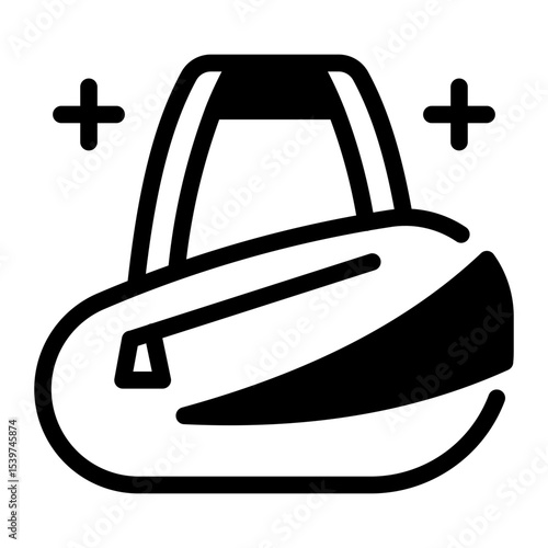 This Padel Bag icon is suitable for Padel, Racket Sport, etc