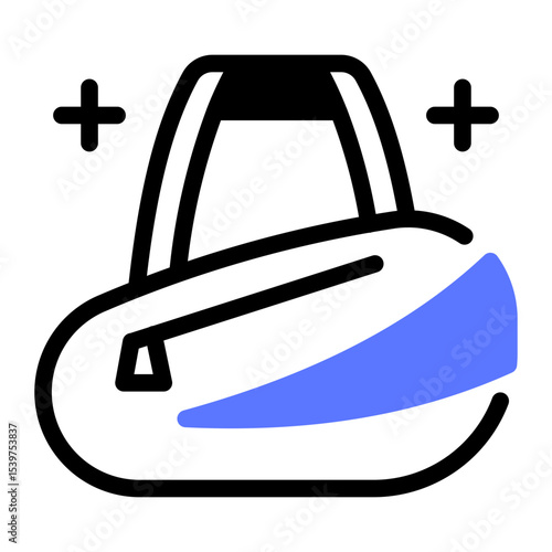 This Padel Bag icon is suitable for Padel, Racket Sport, etc