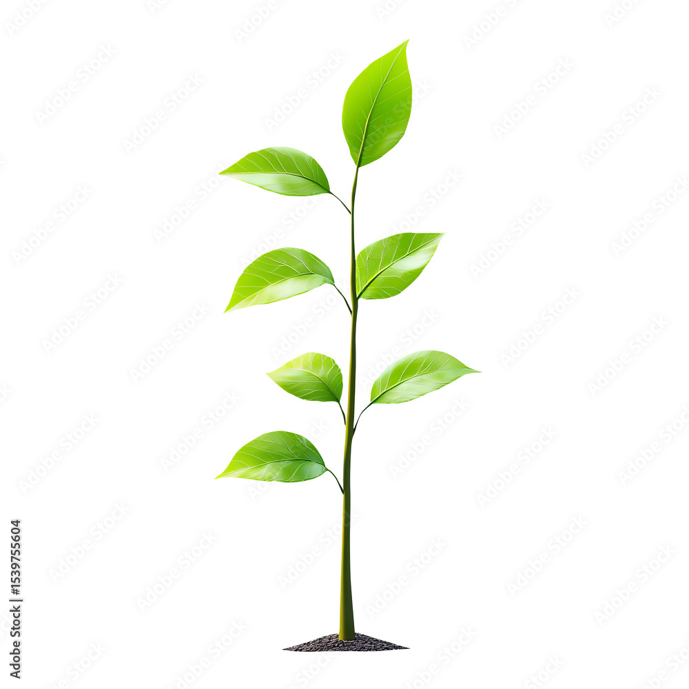 Fototapeta premium growth isolated on a white background