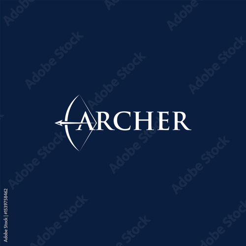 clever archer monogram logo design