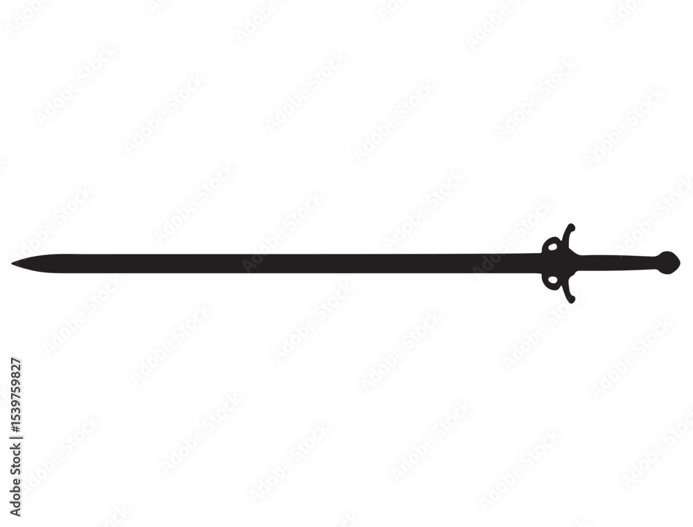 SWORD SILHOUETTE SWORD SILHOUETTE
