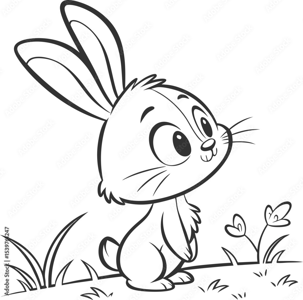 Obraz premium easter bunny with egg