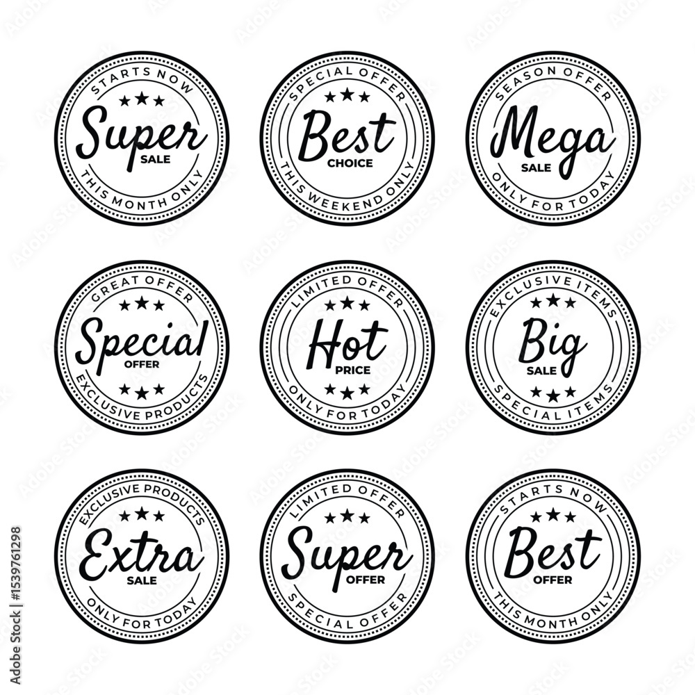 Obraz premium Special discount tag label sticker