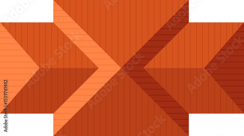 House Top View Illustration