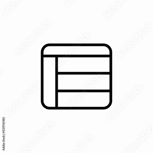 spreadsheet application icon sign vector