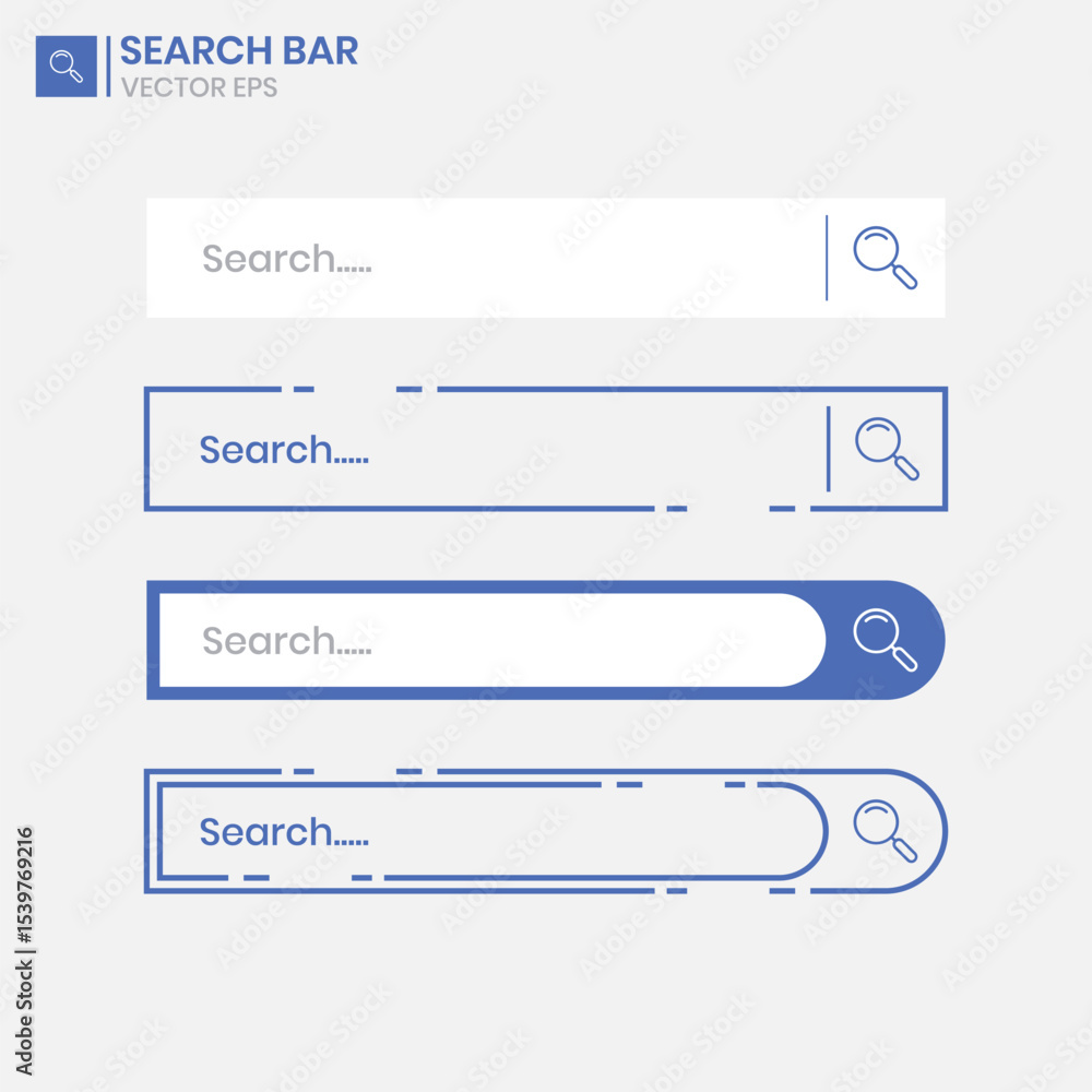 Fototapeta premium cool elegant website search bar design