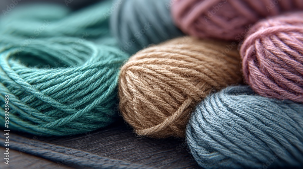Sewing hobby with tangled threads and needle handmade embroidery materials in cozy crafting space Sewing hobby with tangled threads and needle handmade embroidery materials in cozy crafting space