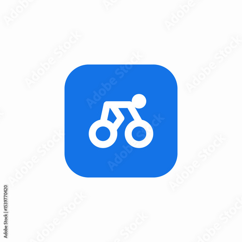 bicycle race icon sign vector